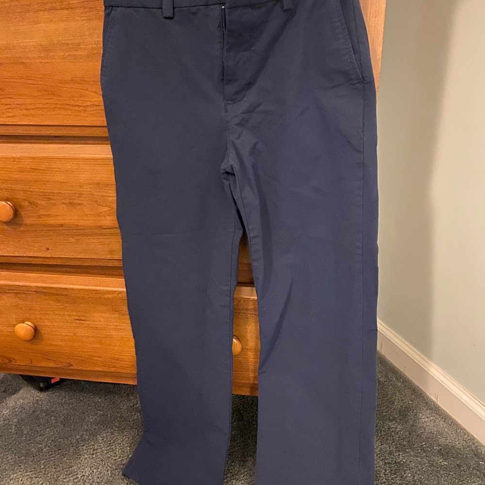 Vineyard Vines Blue Casual Pants with Straight Leg Design